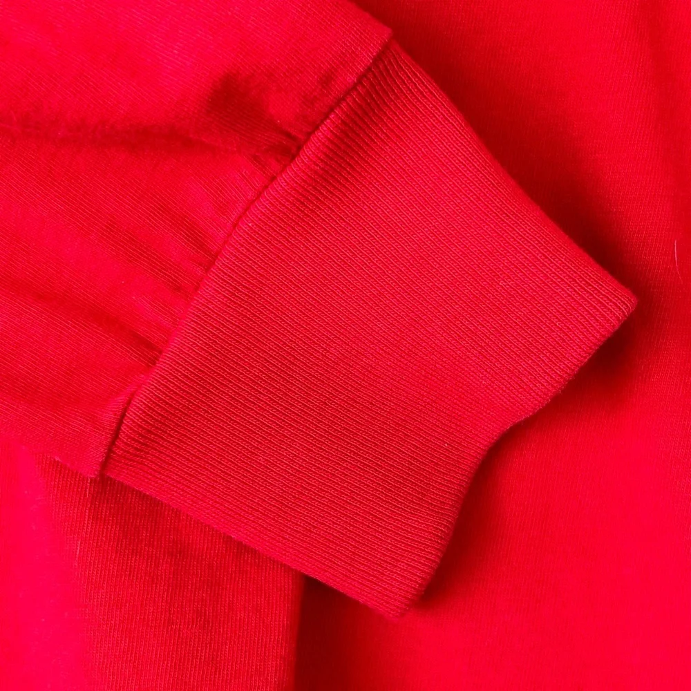 Polo Ralph Lauren Men’s Long Sleeved Tee Shirt Red with Navy Size Medium‎